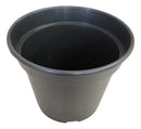 Vaso Plástico Redondo 15 cm Preto